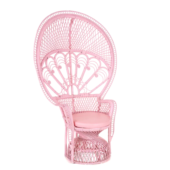 Delila 70" Rattan Peacock Chair