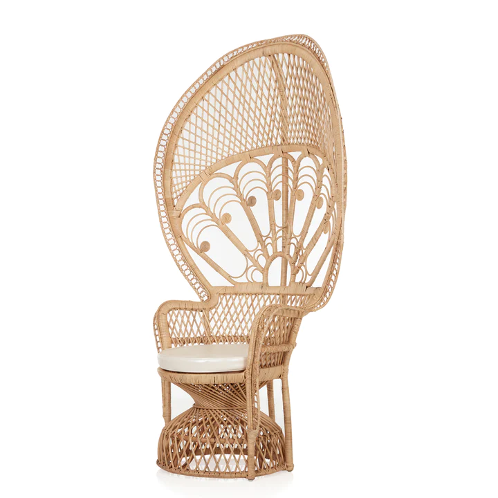 Delila 70" Rattan Peacock Chair